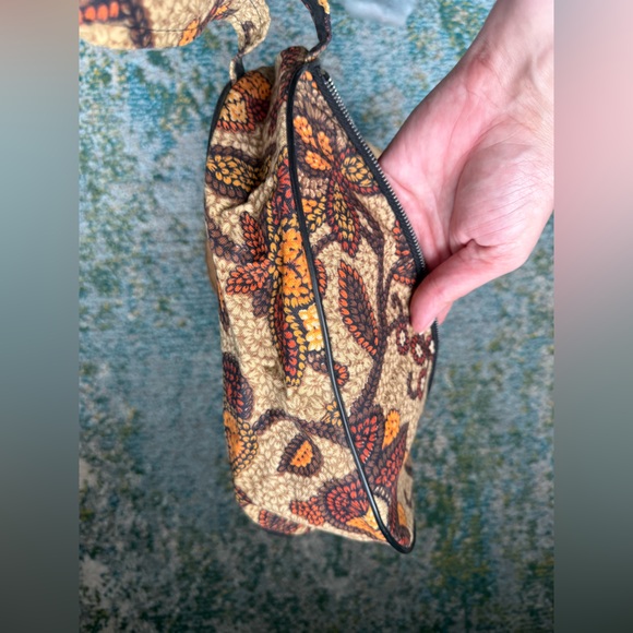 Vintage NPC 60/70s fabric flower power travel toiletries bag - Picture 6 of 9